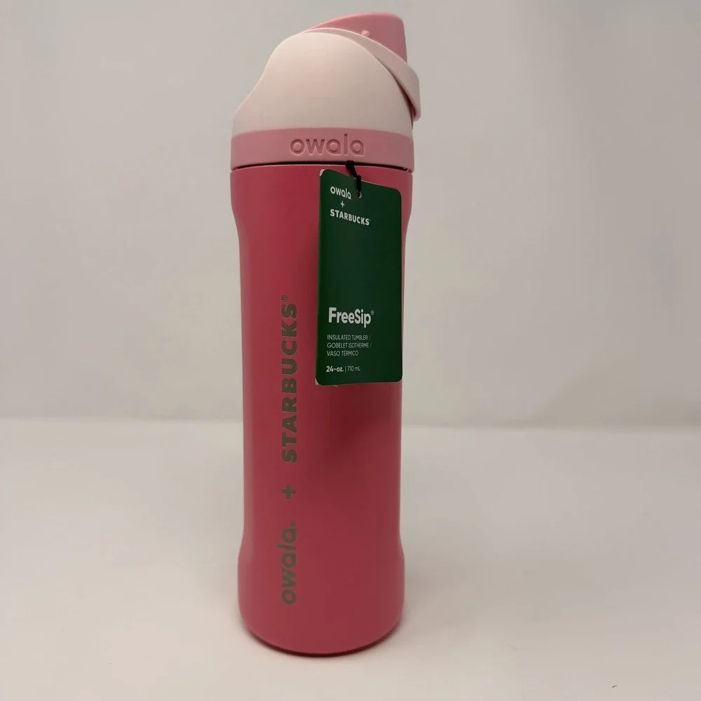 Starbucks x Owala FreeSip 2026 Pink Drink Limited Edition 24oz Tumbler NWT